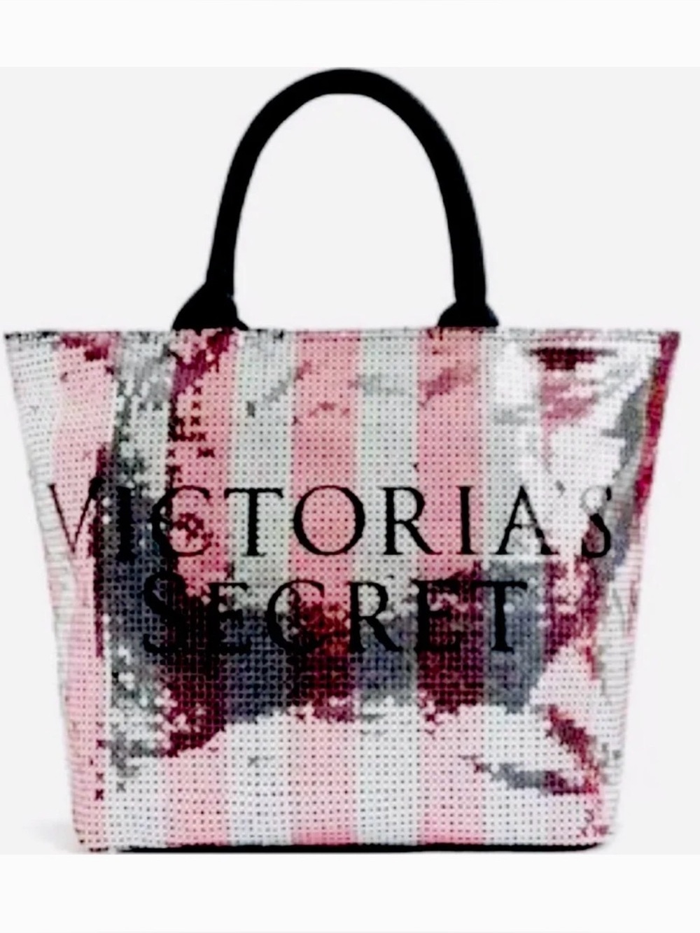 Victoria's Secret Limited Edition pink and silver
x-large sequin tote